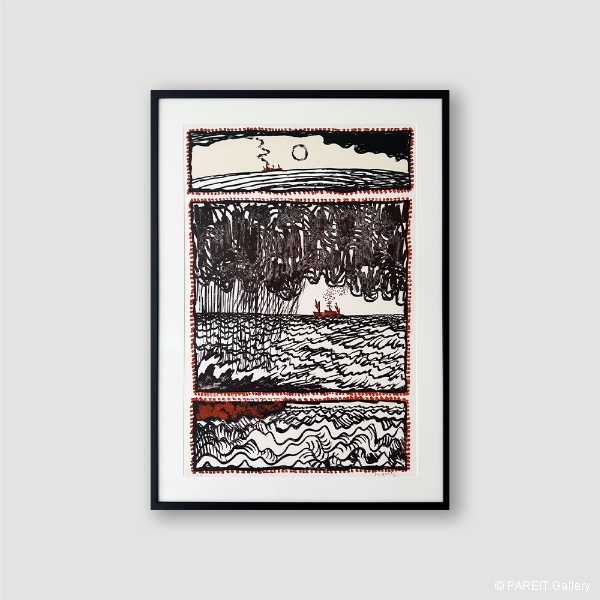 ALECHINSKY Pierre - Le Volturno III